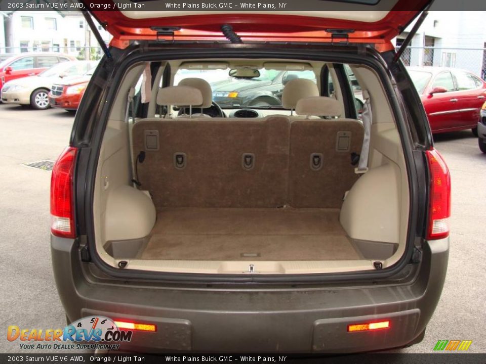 2003 Saturn VUE V6 AWD Orange / Light Tan Photo #22