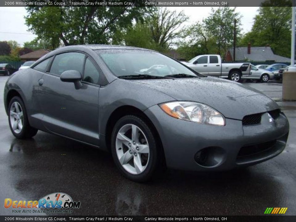 2006 Mitsubishi Eclipse GS Coupe Titanium Gray Pearl / Medium Gray Photo #7