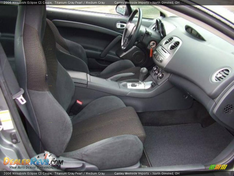 2006 Mitsubishi Eclipse GS Coupe Titanium Gray Pearl / Medium Gray Photo #12