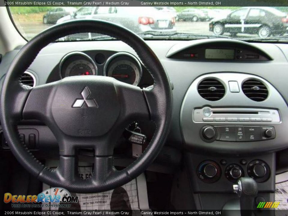 2006 Mitsubishi Eclipse GS Coupe Titanium Gray Pearl / Medium Gray Photo #13