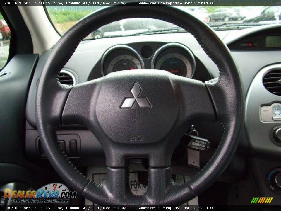 2006 Mitsubishi Eclipse GS Coupe Titanium Gray Pearl / Medium Gray Photo #14