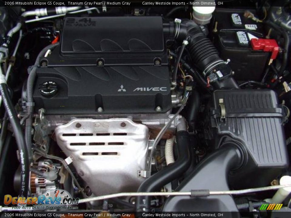 2006 Mitsubishi Eclipse GS Coupe Titanium Gray Pearl / Medium Gray Photo #23