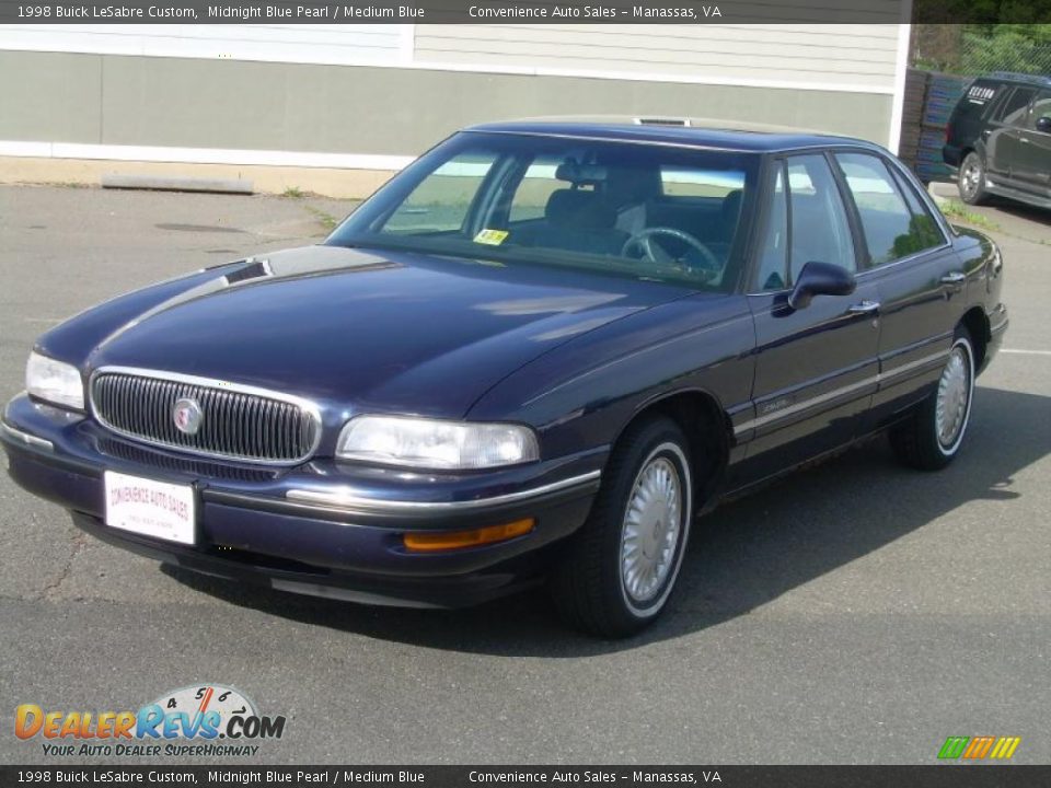 1998 Buick LeSabre Custom Midnight Blue Pearl / Medium Blue Photo #4