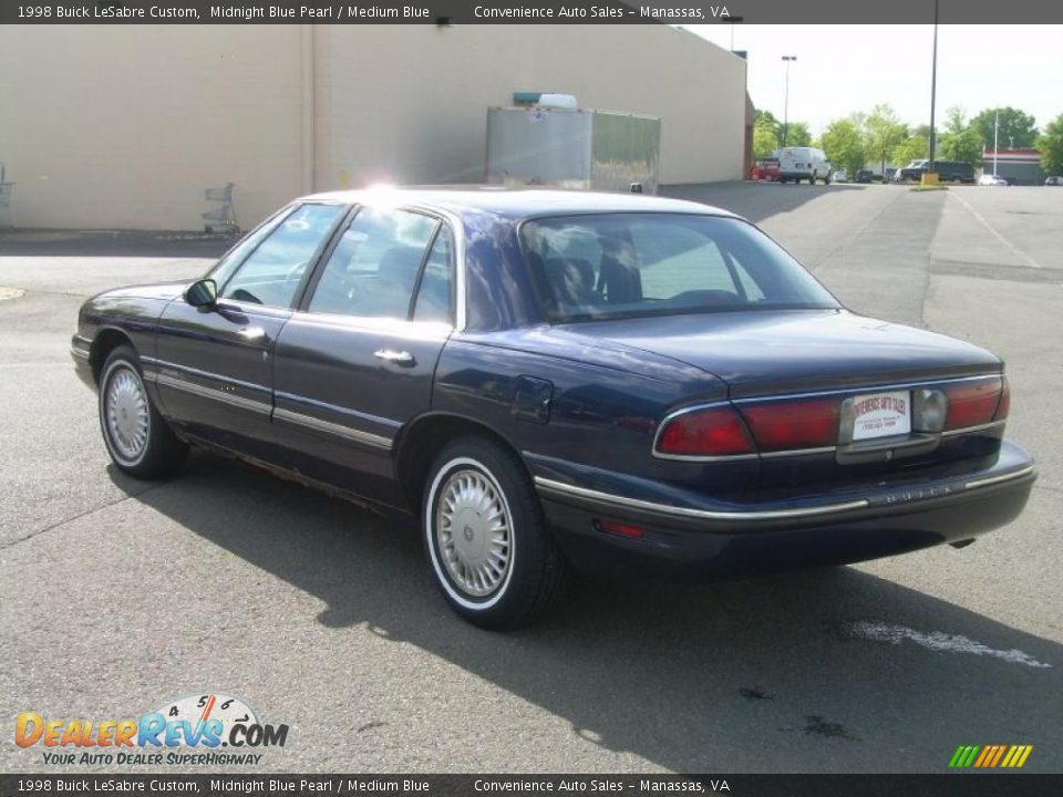 1998 Buick LeSabre Custom Midnight Blue Pearl / Medium Blue Photo #6
