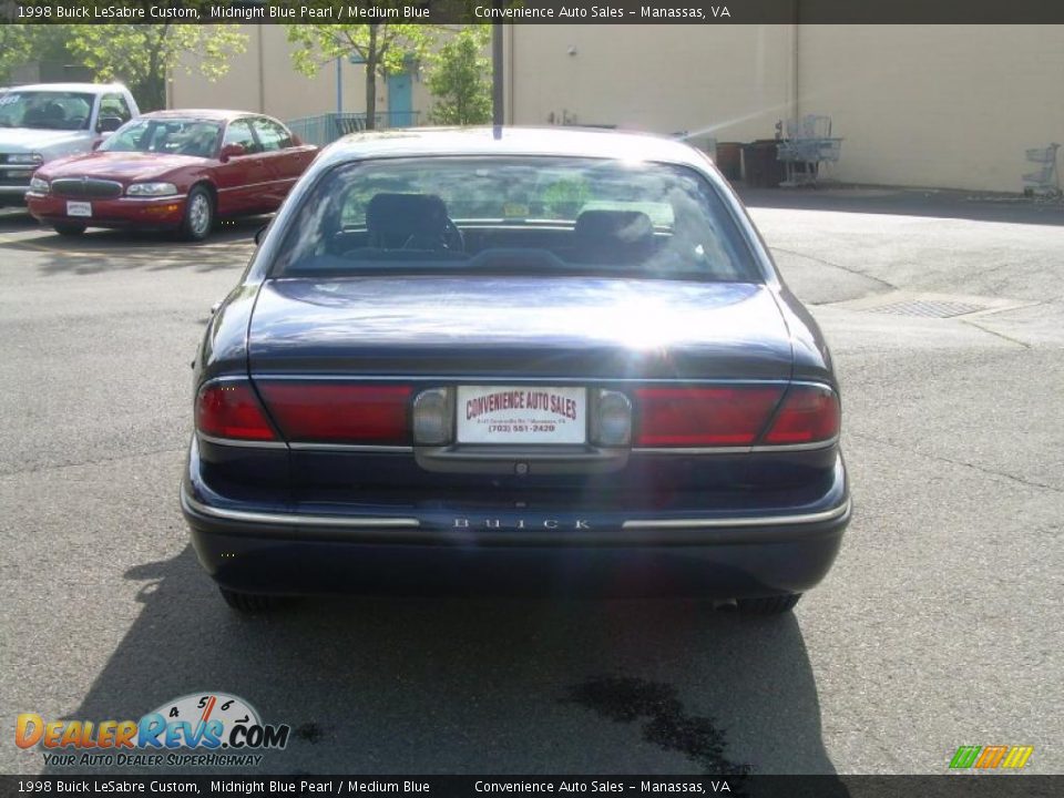 1998 Buick LeSabre Custom Midnight Blue Pearl / Medium Blue Photo #7