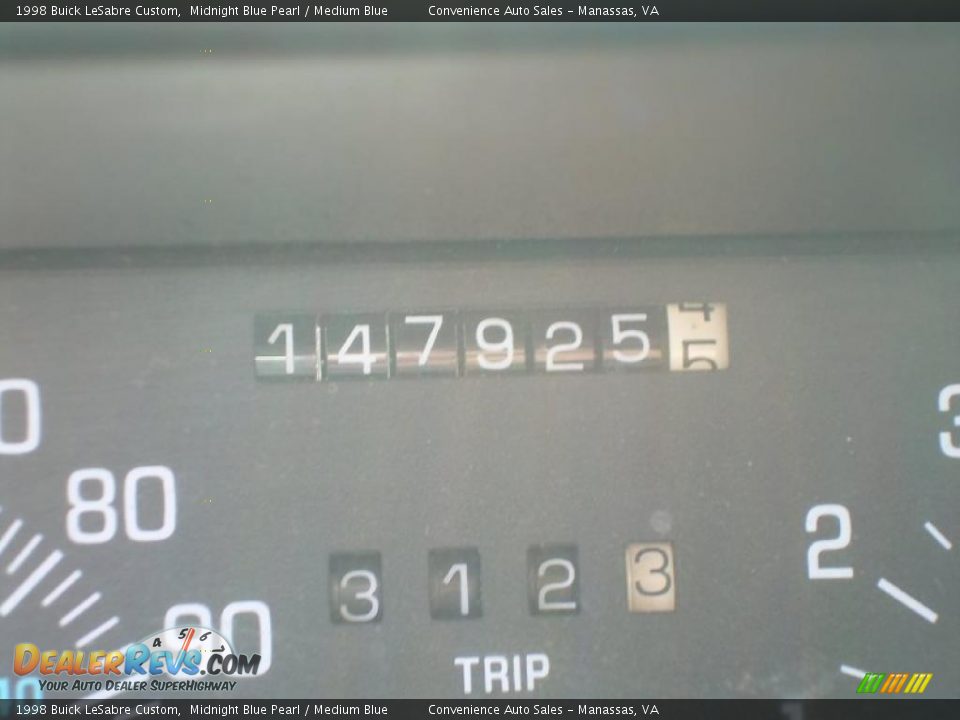 1998 Buick LeSabre Custom Midnight Blue Pearl / Medium Blue Photo #10
