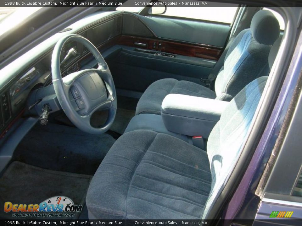 1998 Buick LeSabre Custom Midnight Blue Pearl / Medium Blue Photo #11