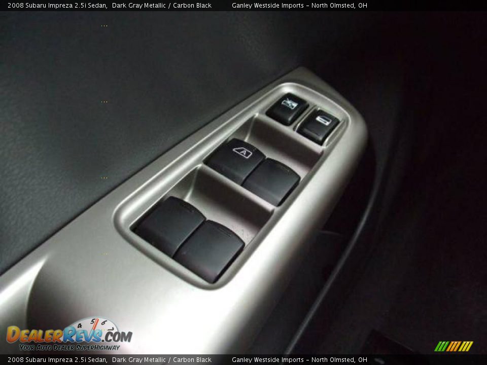 2008 Subaru Impreza 2.5i Sedan Dark Gray Metallic / Carbon Black Photo #19