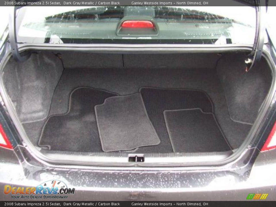 2008 Subaru Impreza 2.5i Sedan Dark Gray Metallic / Carbon Black Photo #21