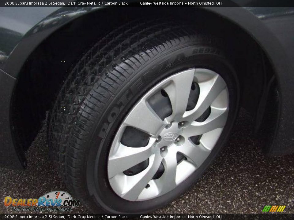 2008 Subaru Impreza 2.5i Sedan Dark Gray Metallic / Carbon Black Photo #22