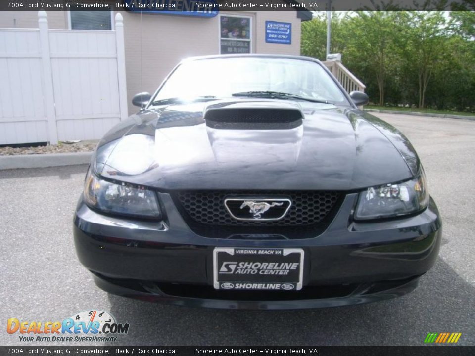 2004 Ford Mustang GT Convertible Black / Dark Charcoal Photo #9