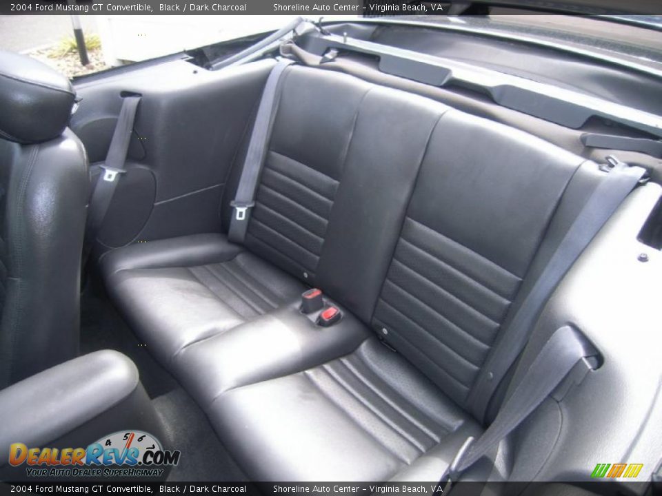 2004 Ford Mustang GT Convertible Black / Dark Charcoal Photo #10