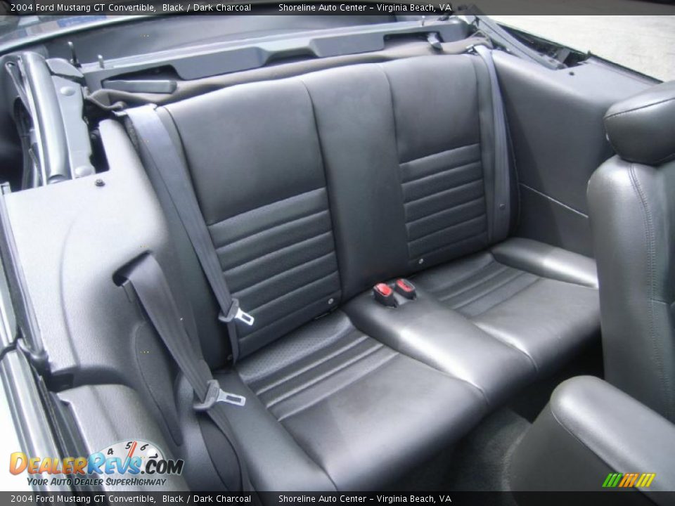 2004 Ford Mustang GT Convertible Black / Dark Charcoal Photo #11