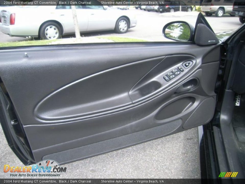 2004 Ford Mustang GT Convertible Black / Dark Charcoal Photo #14
