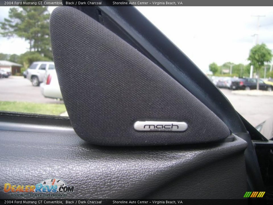 2004 Ford Mustang GT Convertible Black / Dark Charcoal Photo #15