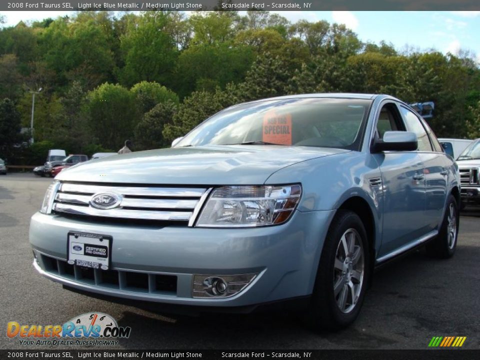 2008 Ford Taurus SEL Light Ice Blue Metallic / Medium Light Stone Photo #1