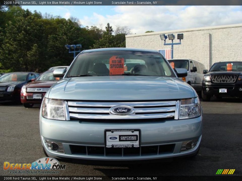 2008 Ford Taurus SEL Light Ice Blue Metallic / Medium Light Stone Photo #2