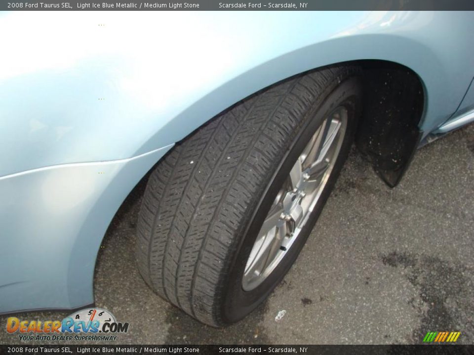 2008 Ford Taurus SEL Light Ice Blue Metallic / Medium Light Stone Photo #10