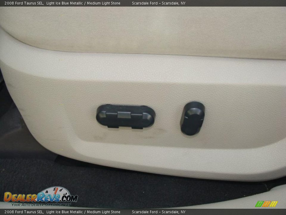 2008 Ford Taurus SEL Light Ice Blue Metallic / Medium Light Stone Photo #12