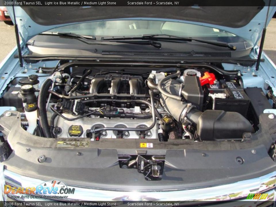 2008 Ford Taurus SEL Light Ice Blue Metallic / Medium Light Stone Photo #23
