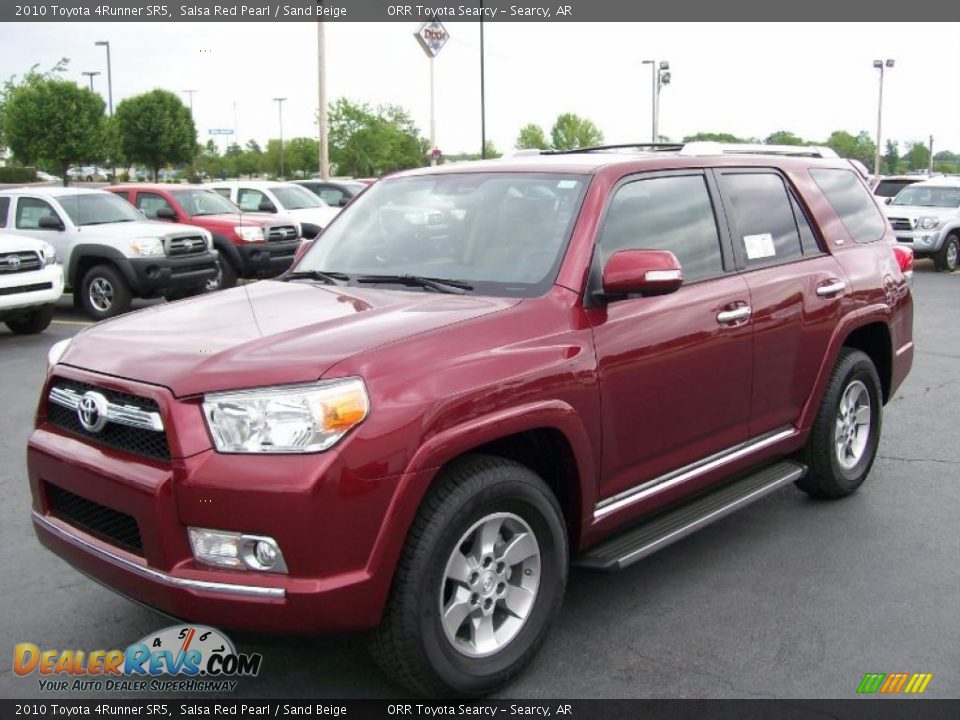 2010 Toyota 4Runner SR5 Salsa Red Pearl / Sand Beige Photo #2