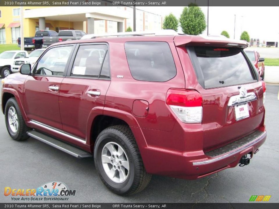 2010 Toyota 4Runner SR5 Salsa Red Pearl / Sand Beige Photo #3