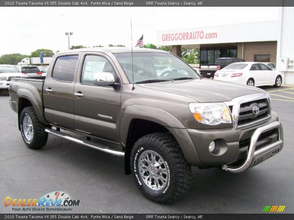 2010 Toyota Tacoma V6 SR5 Double Cab 4x4 Pyrite Mica / Sand Beige Photo #1