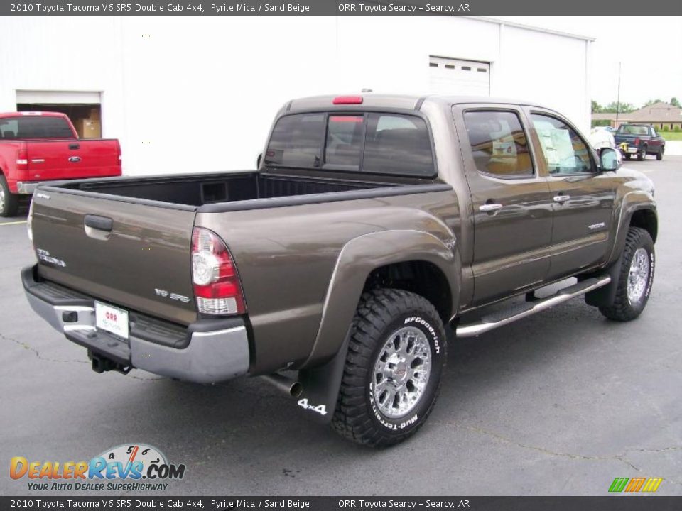 2010 Toyota Tacoma V6 SR5 Double Cab 4x4 Pyrite Mica / Sand Beige Photo #4