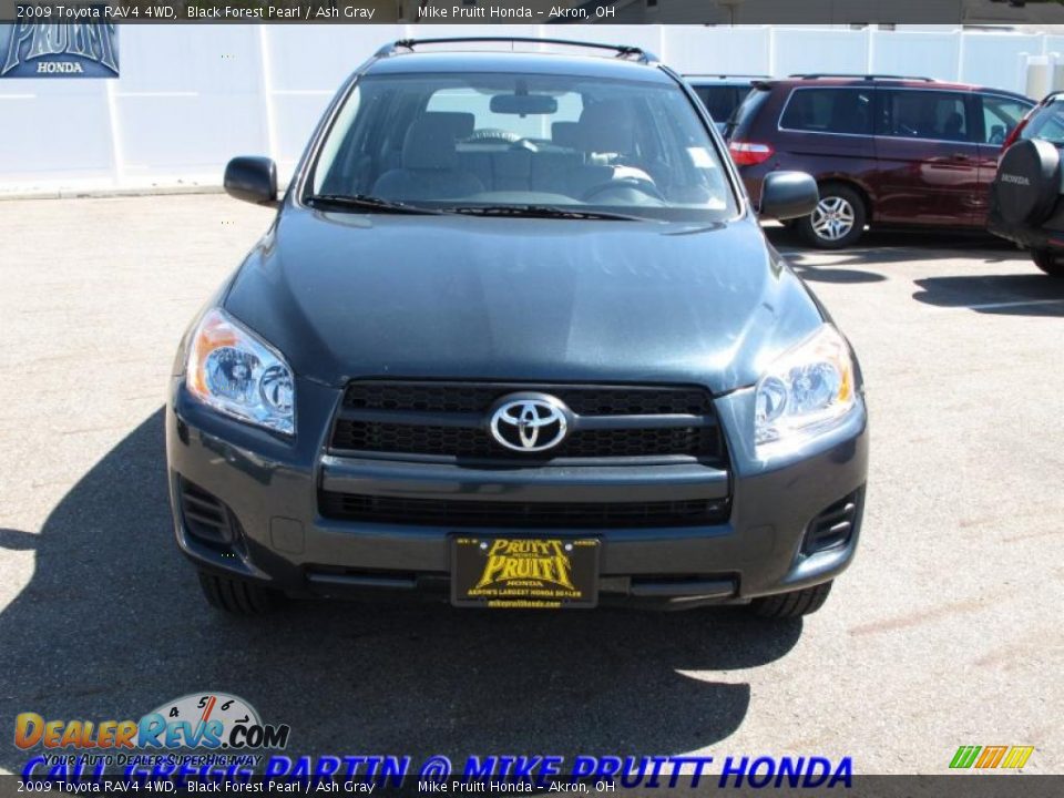 2009 Toyota RAV4 4WD Black Forest Pearl / Ash Gray Photo #4