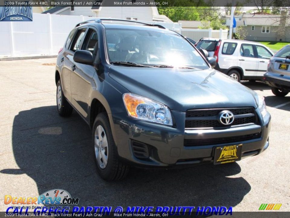 2009 Toyota RAV4 4WD Black Forest Pearl / Ash Gray Photo #5