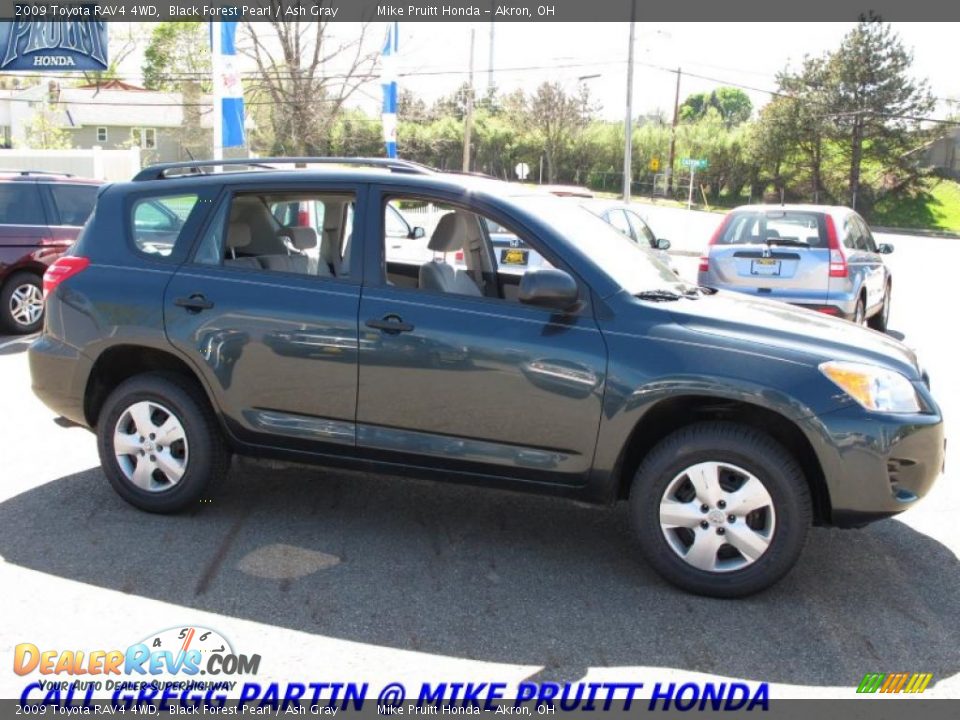 2009 Toyota RAV4 4WD Black Forest Pearl / Ash Gray Photo #6
