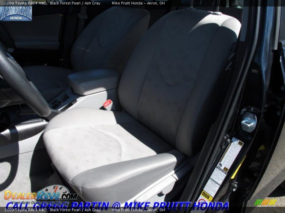 2009 Toyota RAV4 4WD Black Forest Pearl / Ash Gray Photo #11