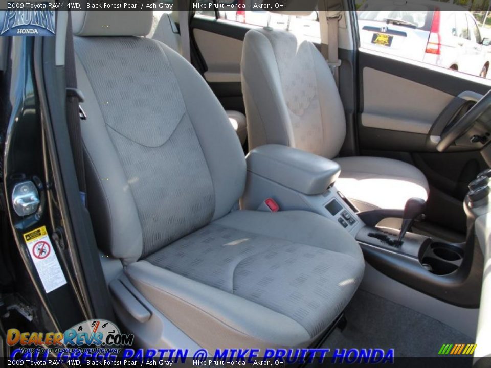 2009 Toyota RAV4 4WD Black Forest Pearl / Ash Gray Photo #14