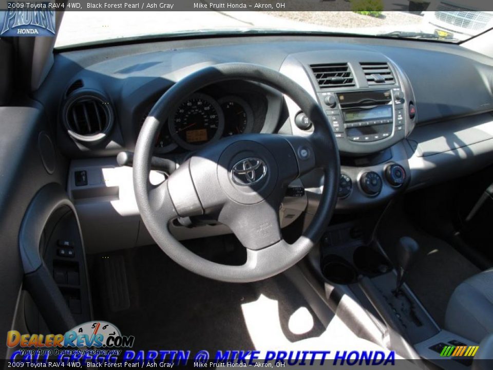 2009 Toyota RAV4 4WD Black Forest Pearl / Ash Gray Photo #15
