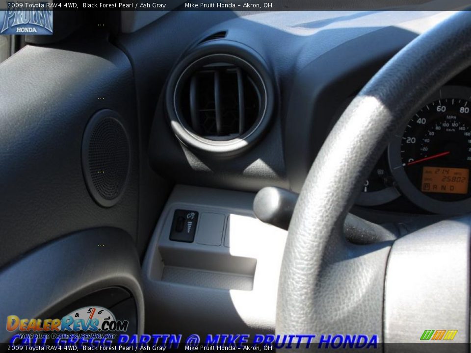 2009 Toyota RAV4 4WD Black Forest Pearl / Ash Gray Photo #19