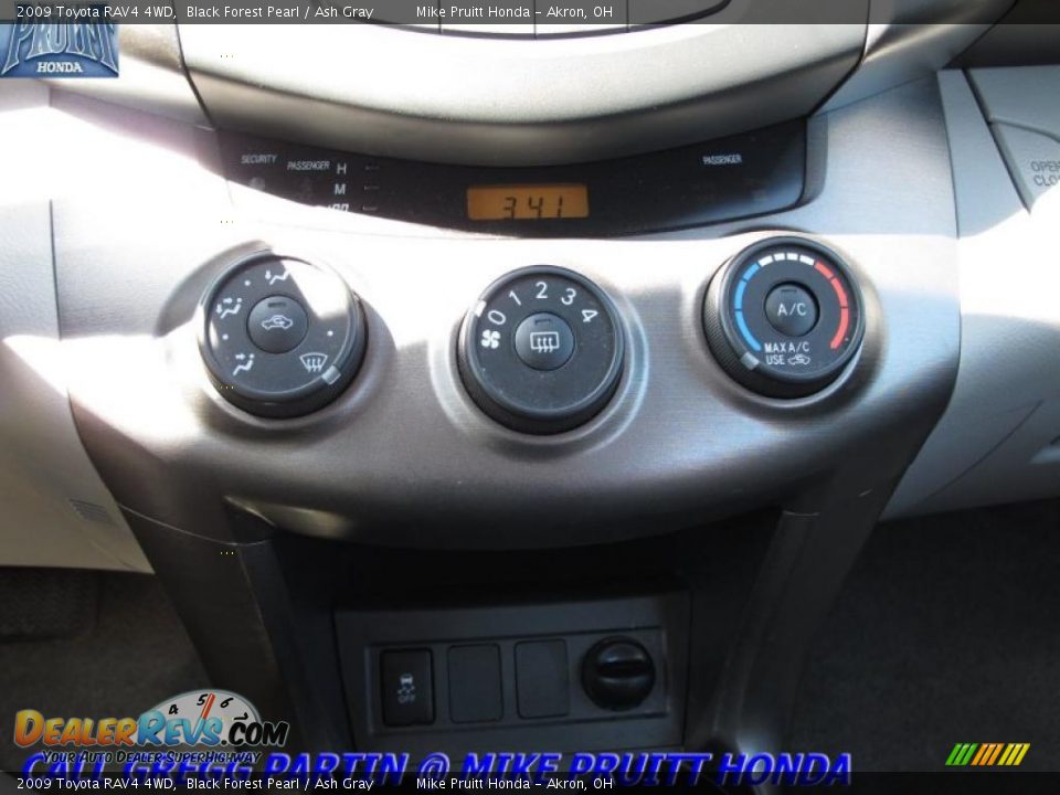 2009 Toyota RAV4 4WD Black Forest Pearl / Ash Gray Photo #21