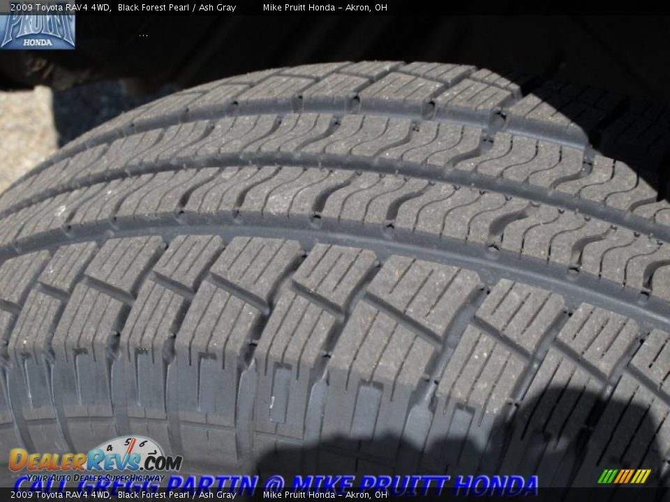 2009 Toyota RAV4 4WD Black Forest Pearl / Ash Gray Photo #25