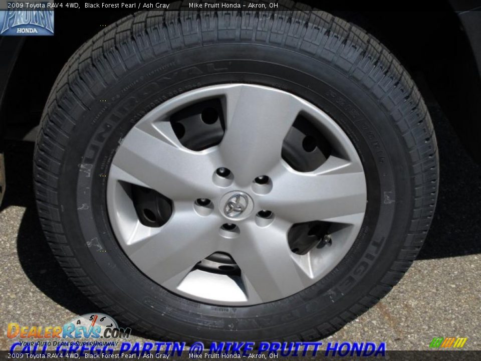 2009 Toyota RAV4 4WD Black Forest Pearl / Ash Gray Photo #26