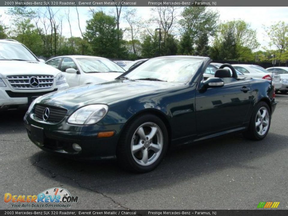 2003 Mercedes-Benz SLK 320 Roadster Everest Green Metallic / Charcoal Photo #1