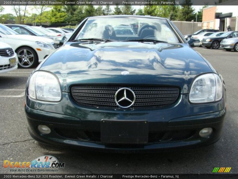 2003 Mercedes-Benz SLK 320 Roadster Everest Green Metallic / Charcoal Photo #3