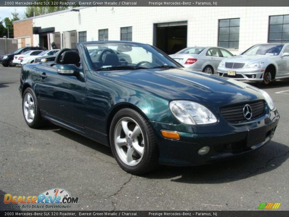 2003 Mercedes-Benz SLK 320 Roadster Everest Green Metallic / Charcoal Photo #4