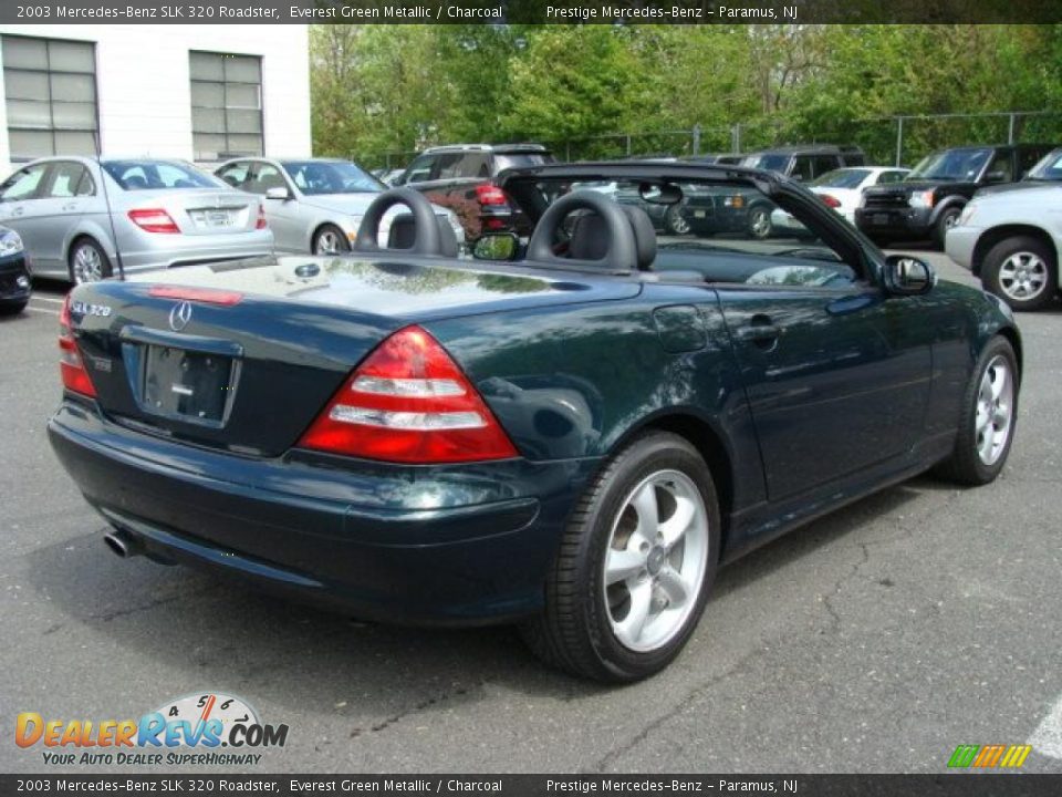 2003 Mercedes-Benz SLK 320 Roadster Everest Green Metallic / Charcoal Photo #5