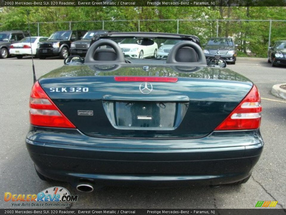 2003 Mercedes-Benz SLK 320 Roadster Everest Green Metallic / Charcoal Photo #6