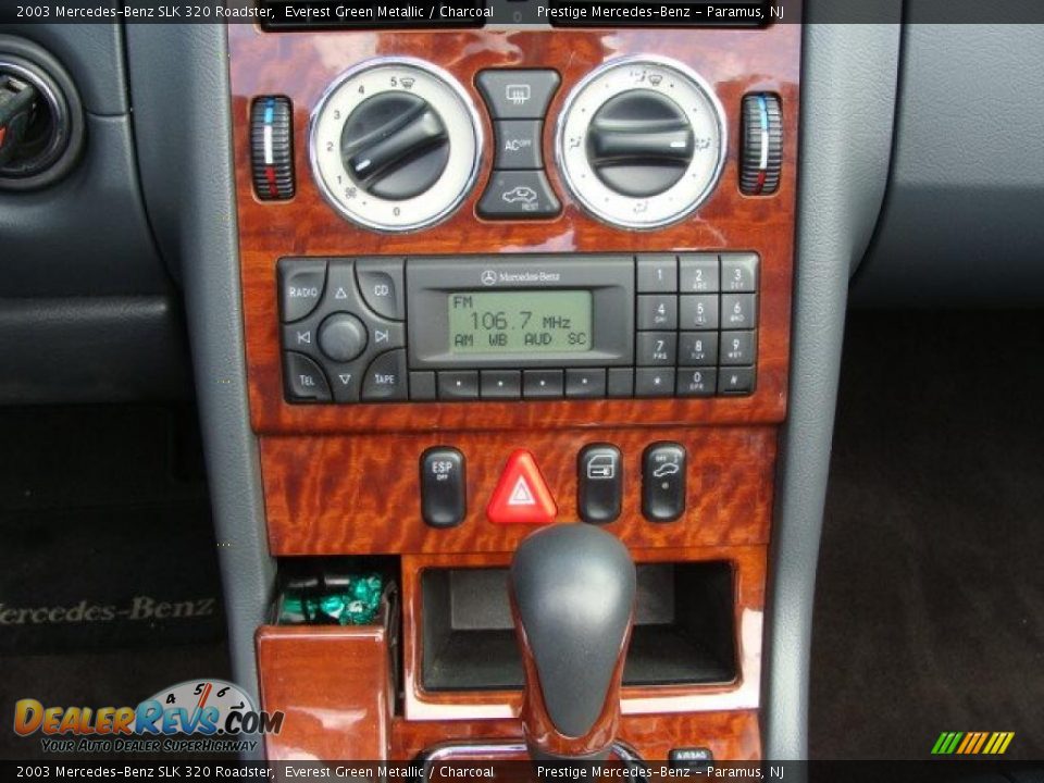 2003 Mercedes-Benz SLK 320 Roadster Everest Green Metallic / Charcoal Photo #13