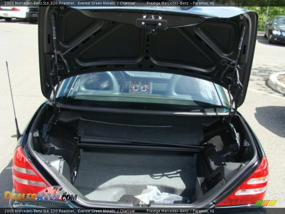 2003 Mercedes-Benz SLK 320 Roadster Everest Green Metallic / Charcoal Photo #14