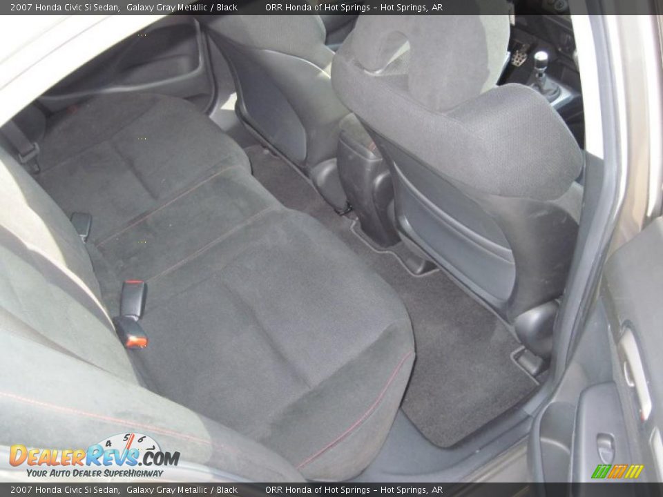 2007 Honda Civic Si Sedan Galaxy Gray Metallic / Black Photo #15