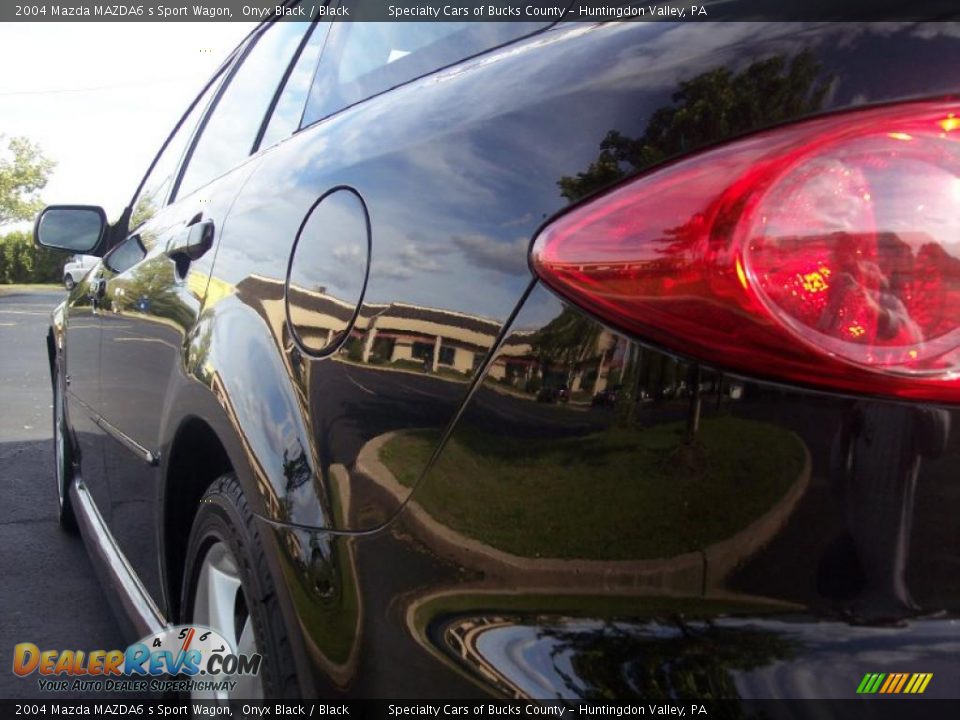 2004 Mazda MAZDA6 s Sport Wagon Onyx Black / Black Photo #20