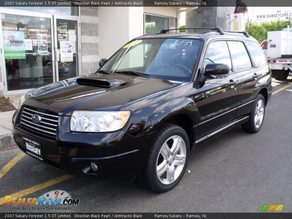 2007 Subaru Forester 2.5 XT Limited Obsidian Black Pearl / Anthracite Black Photo #1