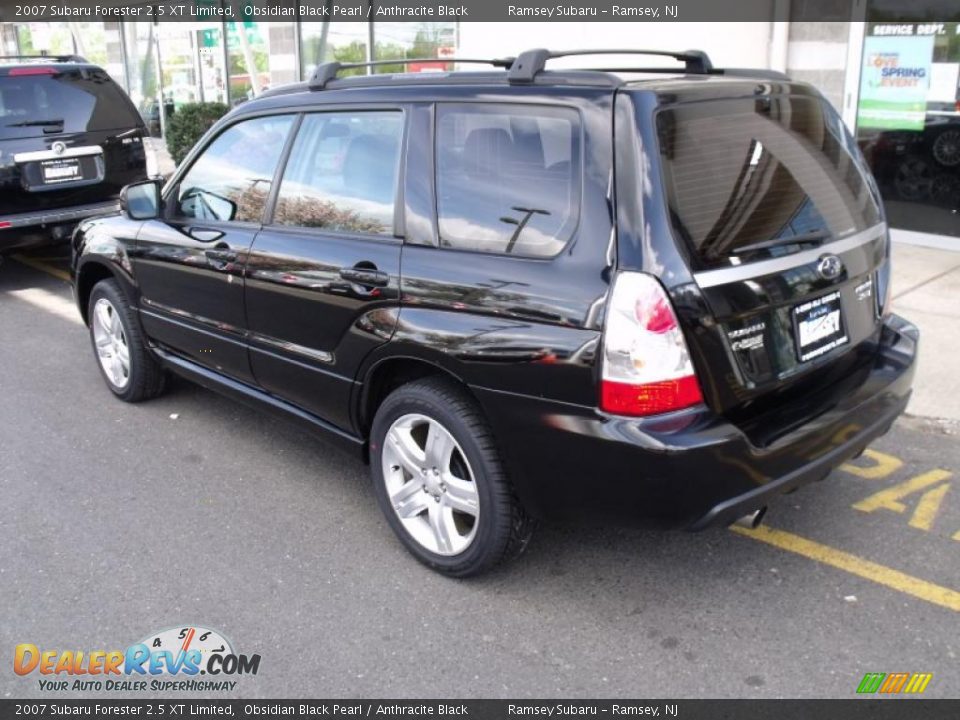 2007 Subaru Forester 2.5 XT Limited Obsidian Black Pearl / Anthracite Black Photo #3