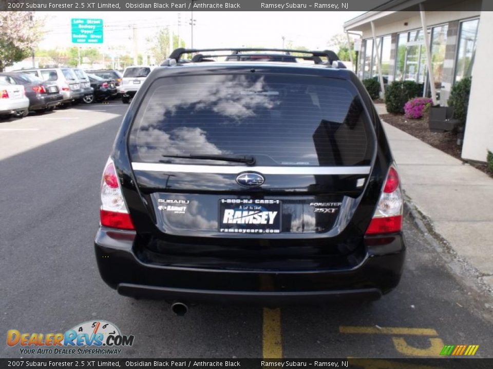 2007 Subaru Forester 2.5 XT Limited Obsidian Black Pearl / Anthracite Black Photo #5